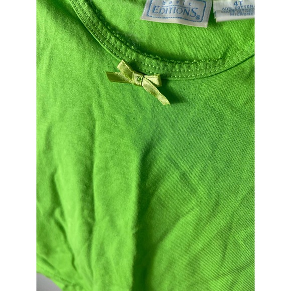 Vintage Basic Editions 4T Green tank top - Picture 3 of 4